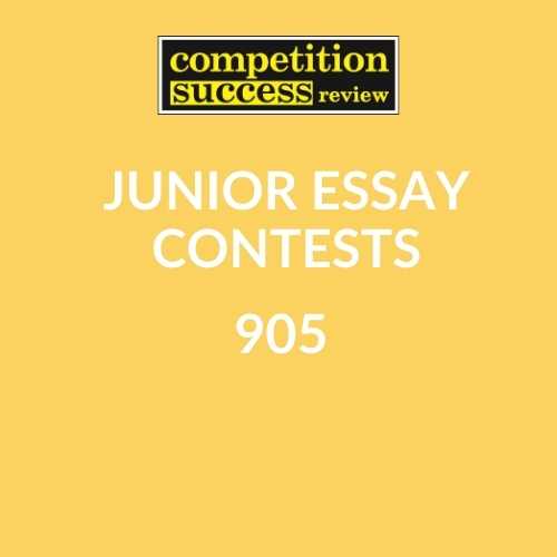 bota junior essay prize